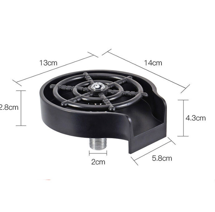 Bar Counter Cup Washer Sink High-pressure Spray Automatic Faucet Coffee Pitcher Wash Cup Tool Kitchen (Copy 2)