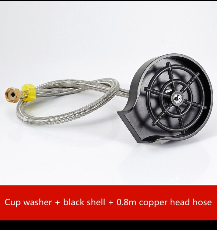 Bar Counter Cup Washer Sink High-pressure Spray Automatic Faucet Coffee Pitcher Wash Cup Tool Kitchen (Copy 2)